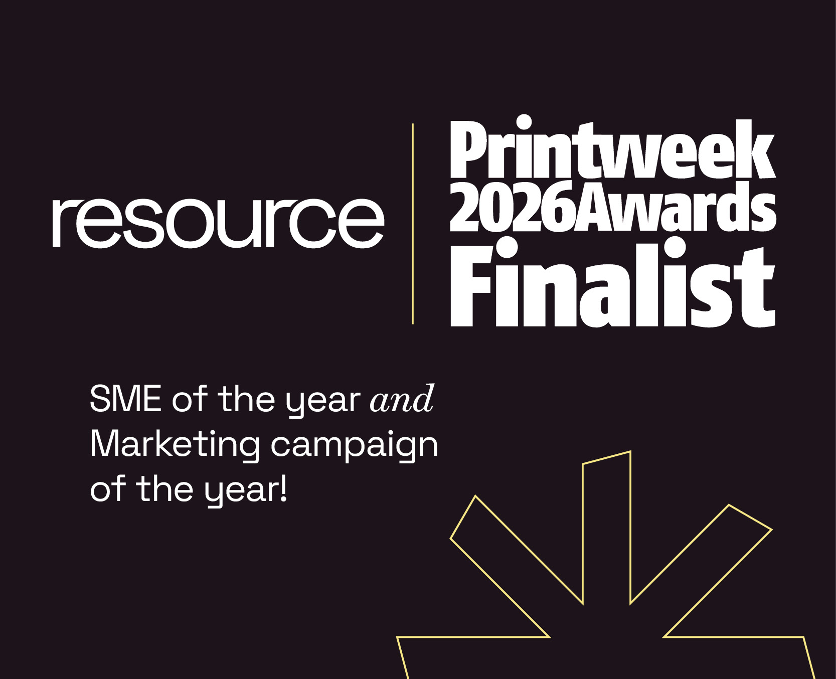 2026 print week finalists | Resource