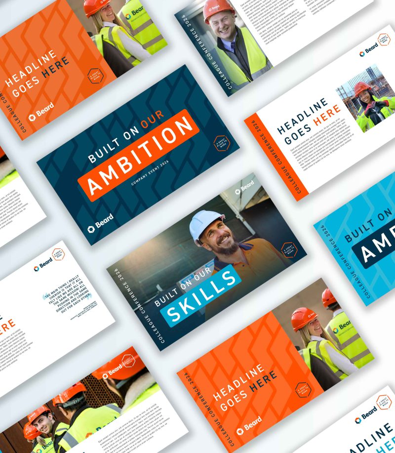 Powerpoint presentation mockup expanded