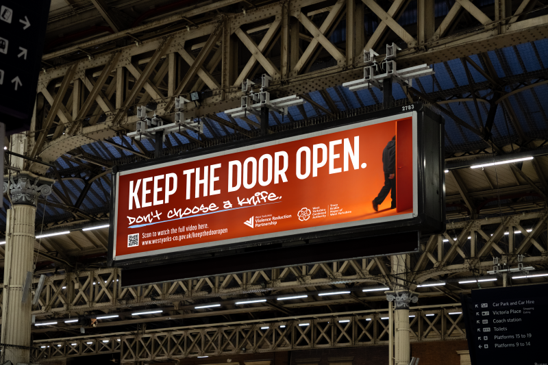 Free Train Station Billboard Mockup